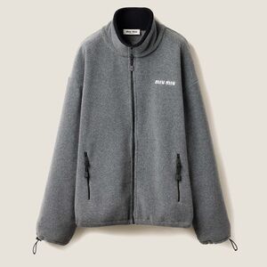 Miu Miu Fleece zipper jacket｜L